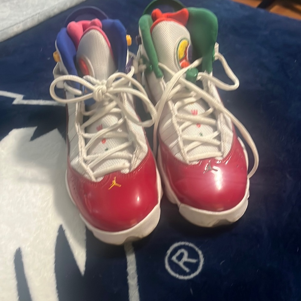 Boys Air Jordan basketball sneakers